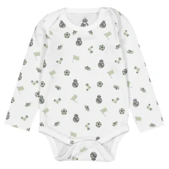 Kinder OSDM Babykleidung|2 Real Madrid Baby Bandanas Grün/Weiß