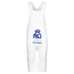 Kinder Project Rogers & JLK, S.L. Babykleidung|Baby Overall Shorts 1902 Aufdruck Weiß