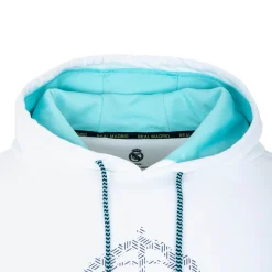 Herren Foundry Sweatshirts|Bernabeu Neon Lichter Sweatshirt Hoodie weiß Schild drucken