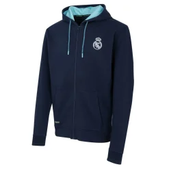 Herren Foundry Sweatshirts|Bernabeu Neonlichter Herren Sweatshirt Hoodie Reißverschluss Blau