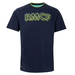 Herren Foundry T-Shirts|Bernabéu Neon Lights Herren T-Shirt mit Stickerei RMCF Blau