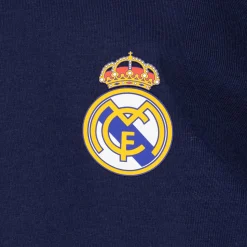 Herren OSDM Polos|T-Shirts|Blaues Herren-T-Shirt ECO Essentials Real Madrid Schild Farbe