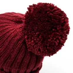 Project Rogers & JLK, S.L. Beanies|Bommelmütze Burgunderrot