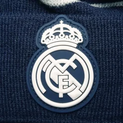 Project Rogers & JLK, S.L. Beanies|Bommelmütze Marineblau Weiße Streifen Real Madrid
