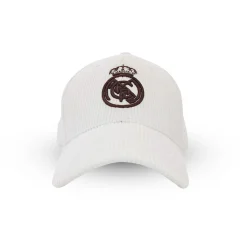 Damen Project Rogers & JLK, S.L. Caps|Hüte|Cap Wappen Cord Beige Real Madrid