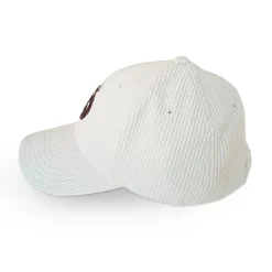 Damen Project Rogers & JLK, S.L. Caps|Hüte|Cap Wappen Cord Beige Real Madrid