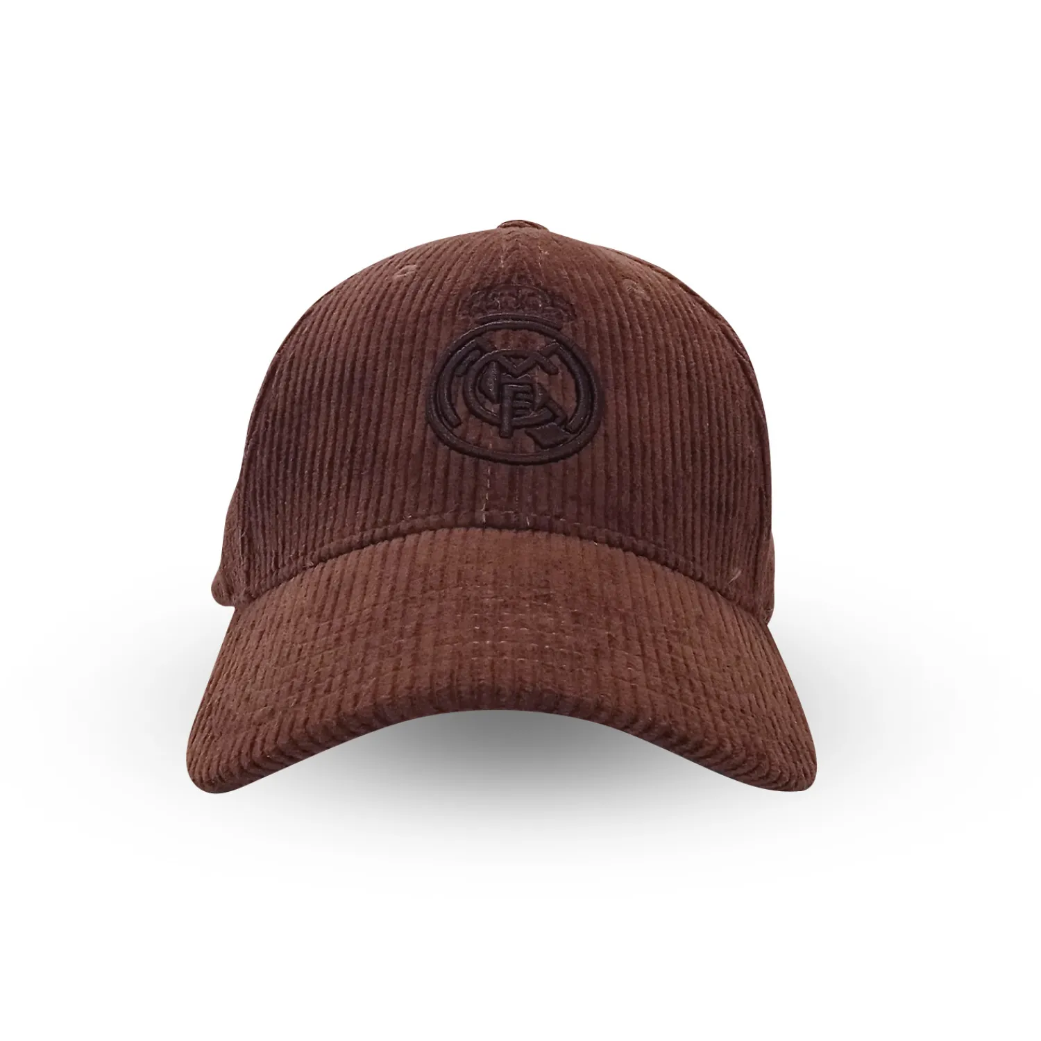 Damen Project Rogers & JLK, S.L. Caps|Hüte|Cap Wappen Cord Braun Real Madrid