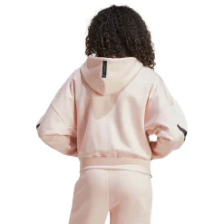 Damen Adidas España, S.A.U Jacken|Sweatshirts|Damen adidas Badge Up Kapuzenjacke Hellrosa