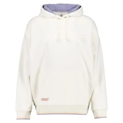 Damen Foundry Sweatshirts|Damen Real Madrid Ladies Vintage Hoodie Cremeweiß