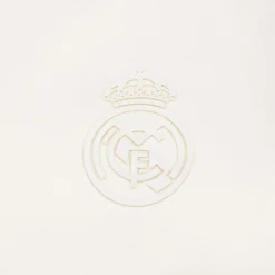 Damen Foundry Sweatshirts|Damen Real Madrid Ladies Vintage Hoodie Cremeweiß