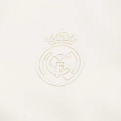 Damen Foundry Sweatshirts|Damen Real Madrid Ladies Vintage 1/4-Reißverschluss Sweatshirt Cremeweiß