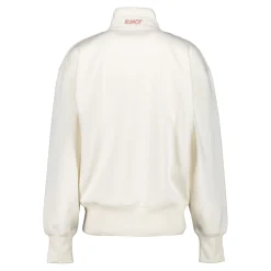 Damen Foundry Sweatshirts|Damen Real Madrid Ladies Vintage 1/4-Reißverschluss Sweatshirt Cremeweiß
