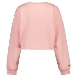 Damen Foundry Sweatshirts|Damen Real Madrid Ladies Vintag Cropped Sweatshirt Pink