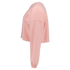 Damen Foundry Sweatshirts|Damen Real Madrid Ladies Vintag Cropped Sweatshirt Pink