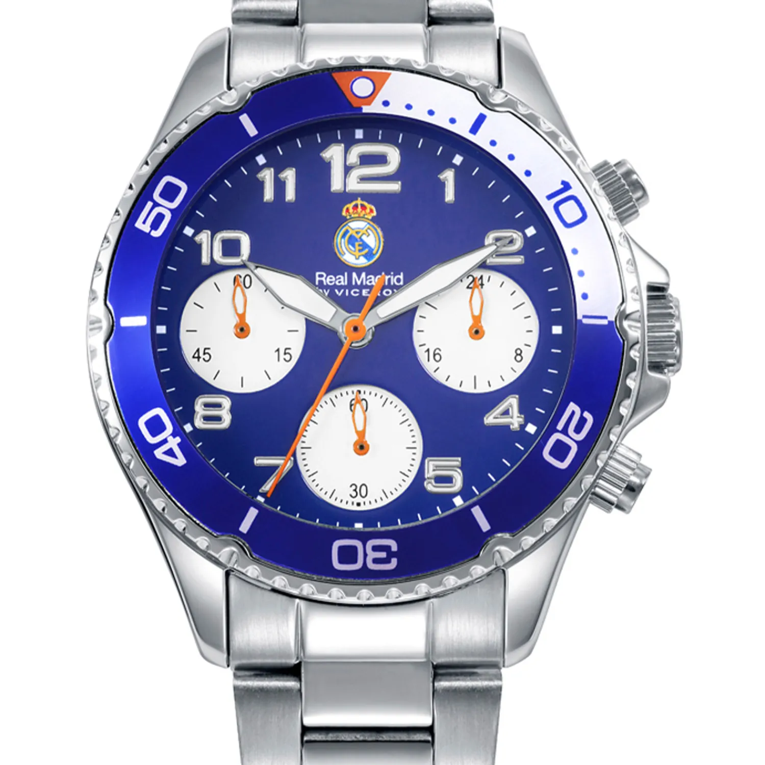 Grupo Munreco Uhr|Schmuck|Damen Stahluhr Chronograph Real Madrid