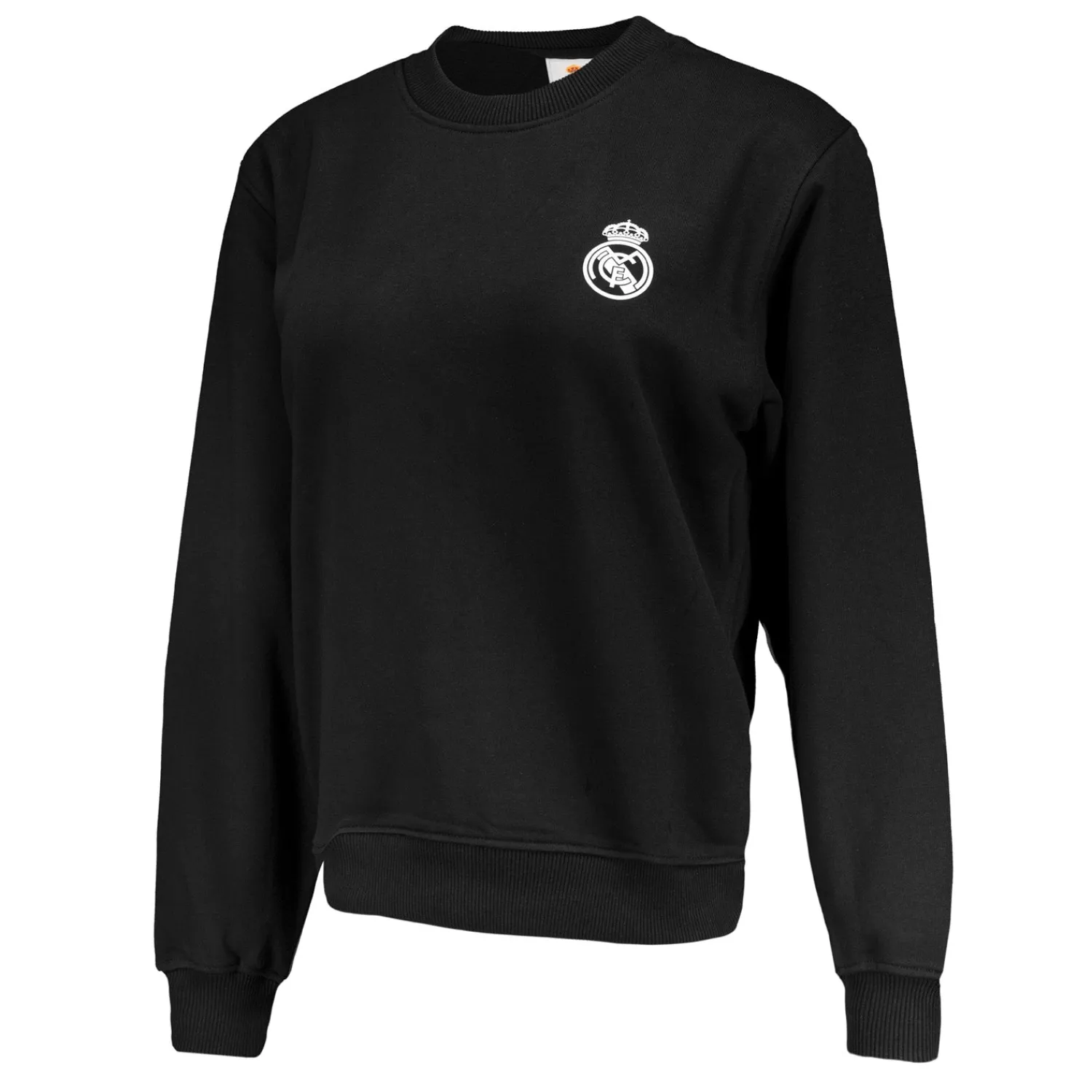 Damen OSDM Sweatshirts|Damen Sweatshirt ECO Essentials Real Madrid Schwarzes Schild
