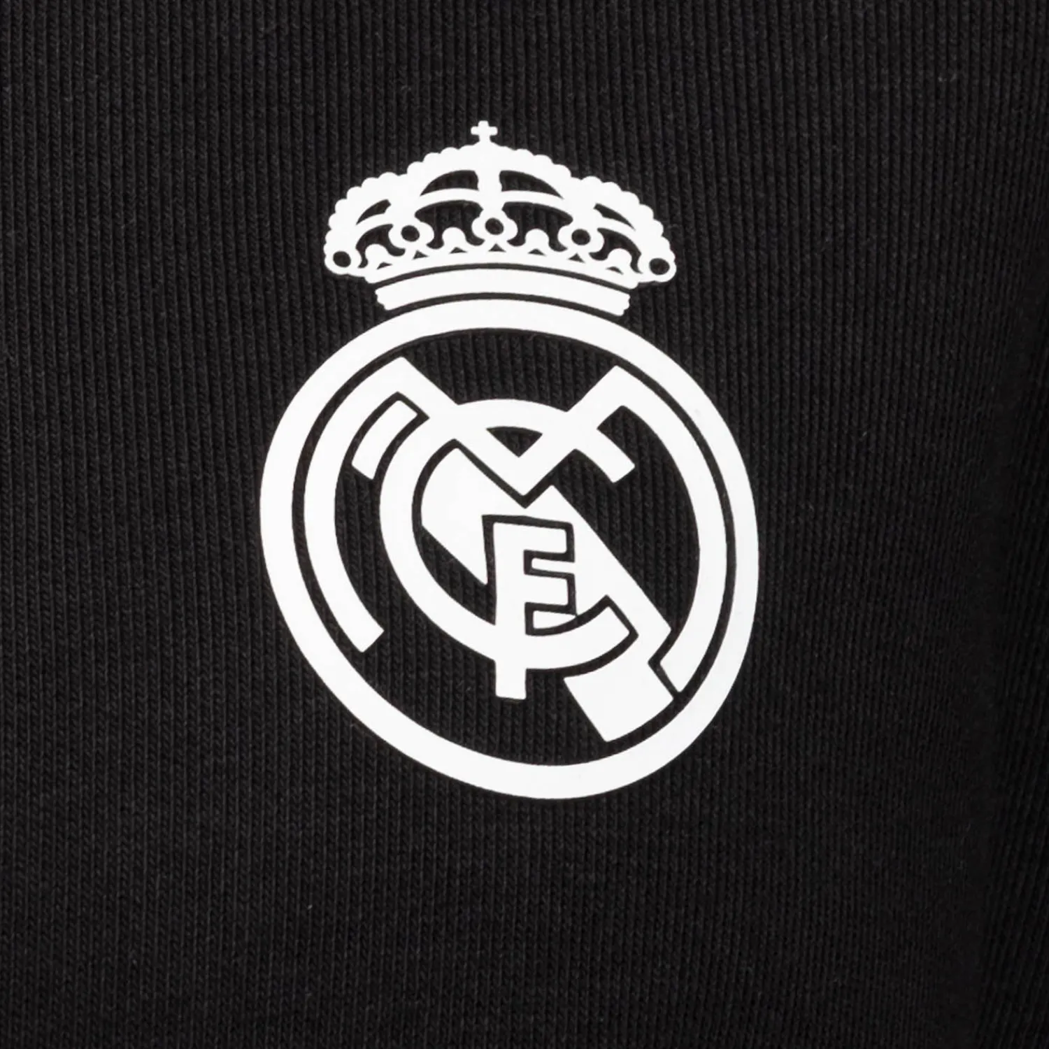 Damen OSDM Sweatshirts|Damen Sweatshirt ECO Essentials Real Madrid Schwarzes Schild