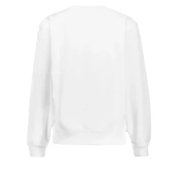Damen OSDM Sweatshirts|Damen Sweatshirt ECO Essentials Real Madrid Schild Weiß