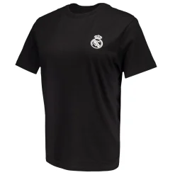 Damen OSDM T-Shirts|Damen-T-Shirt ECO Essentials Real Madrid Monocolour Black Shield