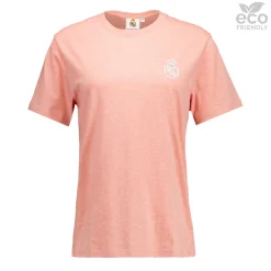 Damen OSDM T-Shirts|Damen-T-Shirt ECO Essentials Real Madrid Monocolour Shield Pink