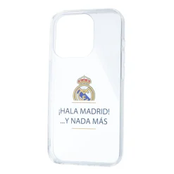 JLK Merchandising, S.L. Gehäuse|Handyhülle iPhone 15 Pro ¡Hala Madrid! Durchsichtig