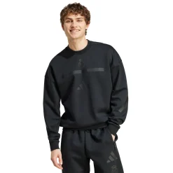 Herren Adidas España, S.A.U Sweatshirts|Sweatshirts|Herren adidas Badge Up Crew Sweatshirt Schwarz