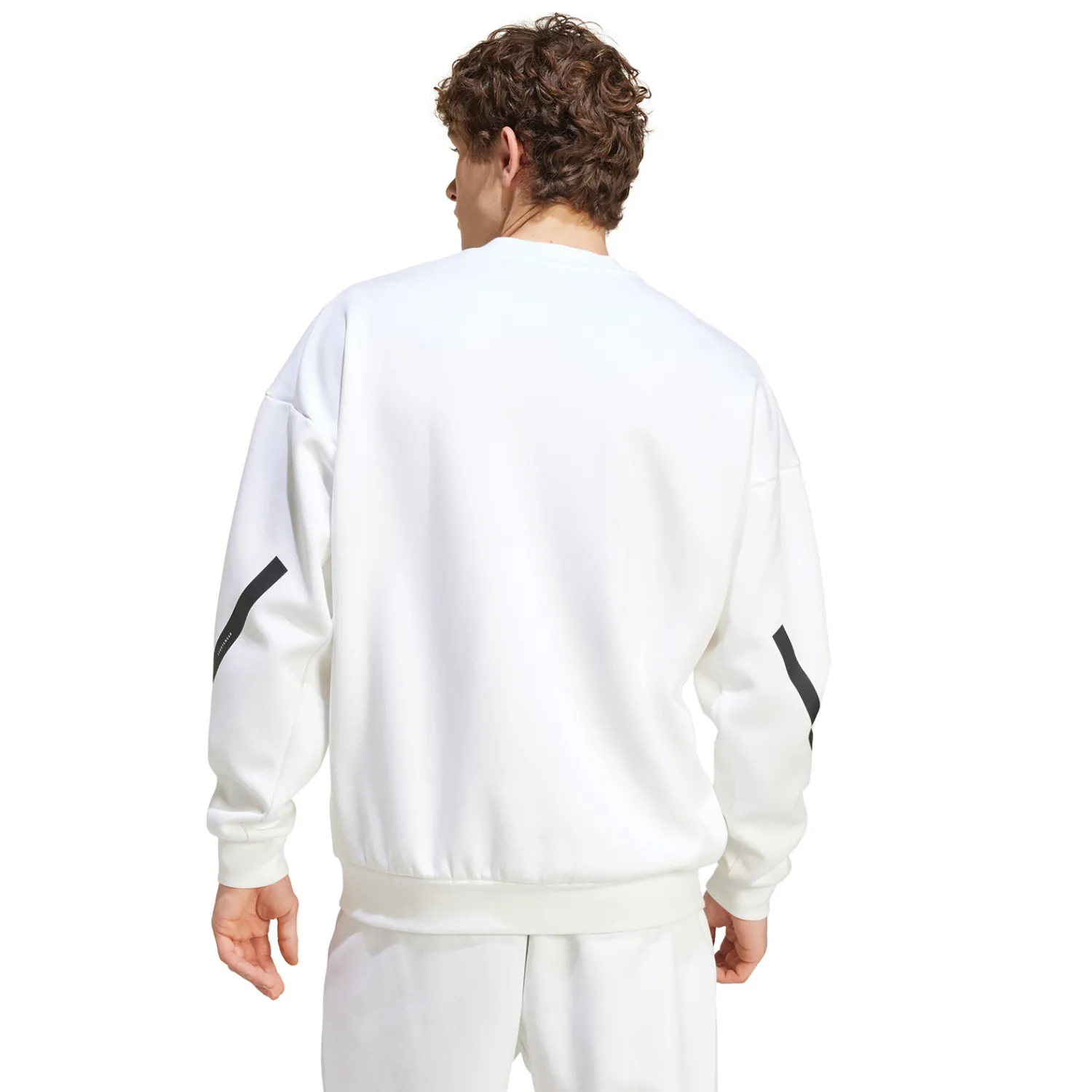 Herren Adidas España, S.A.U Sweatshirts|Sweatshirts|Herren adidas Badge Up Crew Sweatshirt Weiß