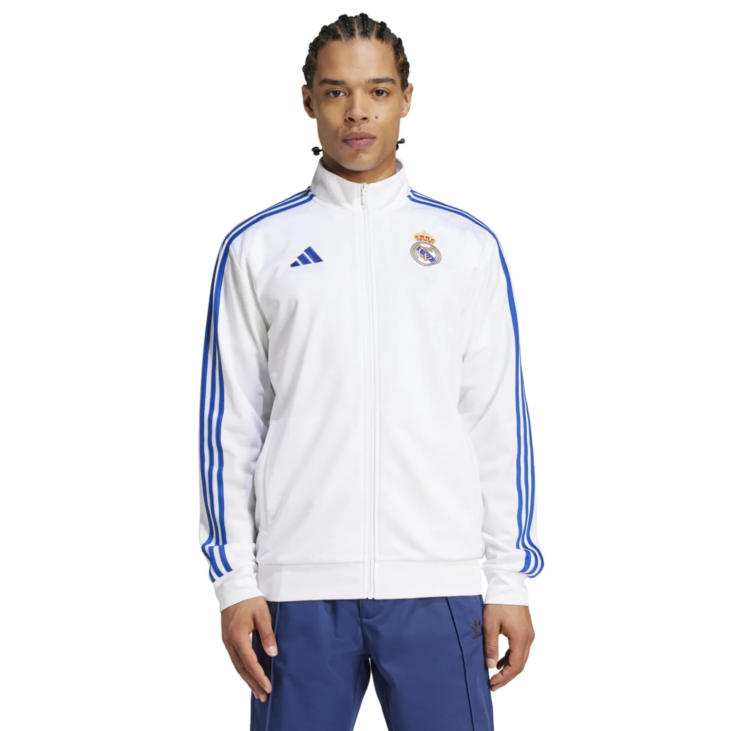 Herren Adidas España, S.A.U Jacken|Trainingsanzüge|Herren adidas DNA Track Top 24/25 Weiß