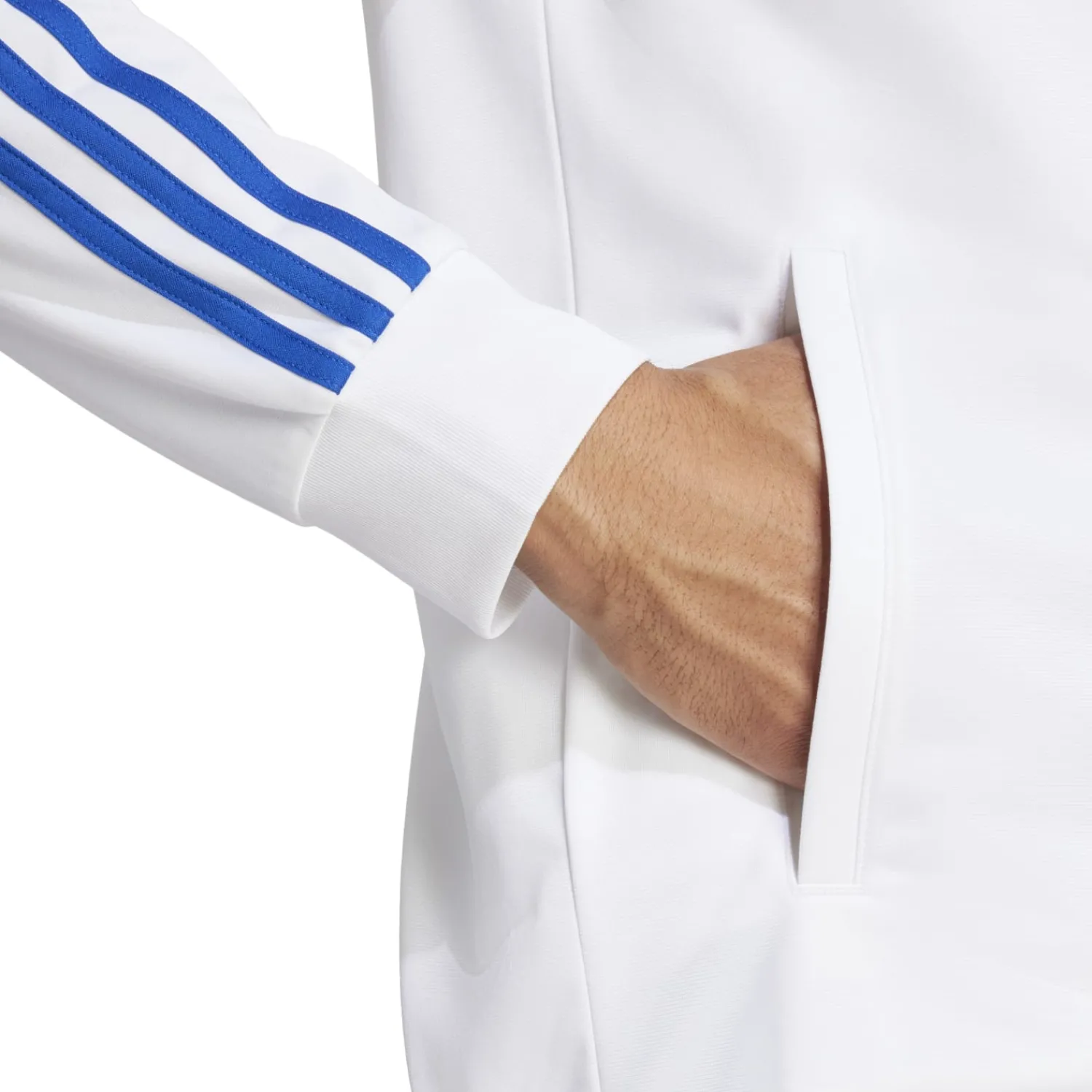 Herren Adidas España, S.A.U Jacken|Trainingsanzüge|Herren adidas DNA Track Top 24/25 Weiß