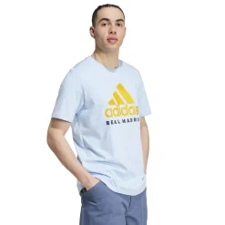 Herren Adidas España, S.A.U T-Shirts|Herren adidas SZN Grafik T-Shirt 24/25 Blau