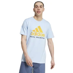 Herren Adidas España, S.A.U T-Shirts|Herren adidas SZN Grafik T-Shirt 24/25 Blau