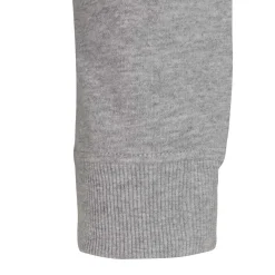 Herren T&F Sweatshirts|Herren Essentials Hoodie mit farbigem Wappen Hellgrau