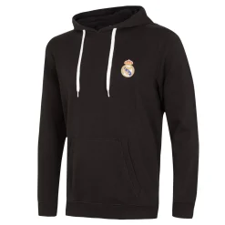 Herren T&F Sweatshirts|Herren Essentials Hoodie mit farbigem Wappen Schwarz