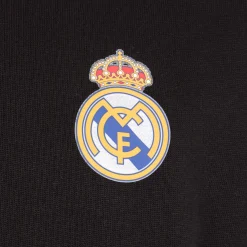 Herren T&F Sweatshirts|Herren Essentials Hoodie mit farbigem Wappen Schwarz