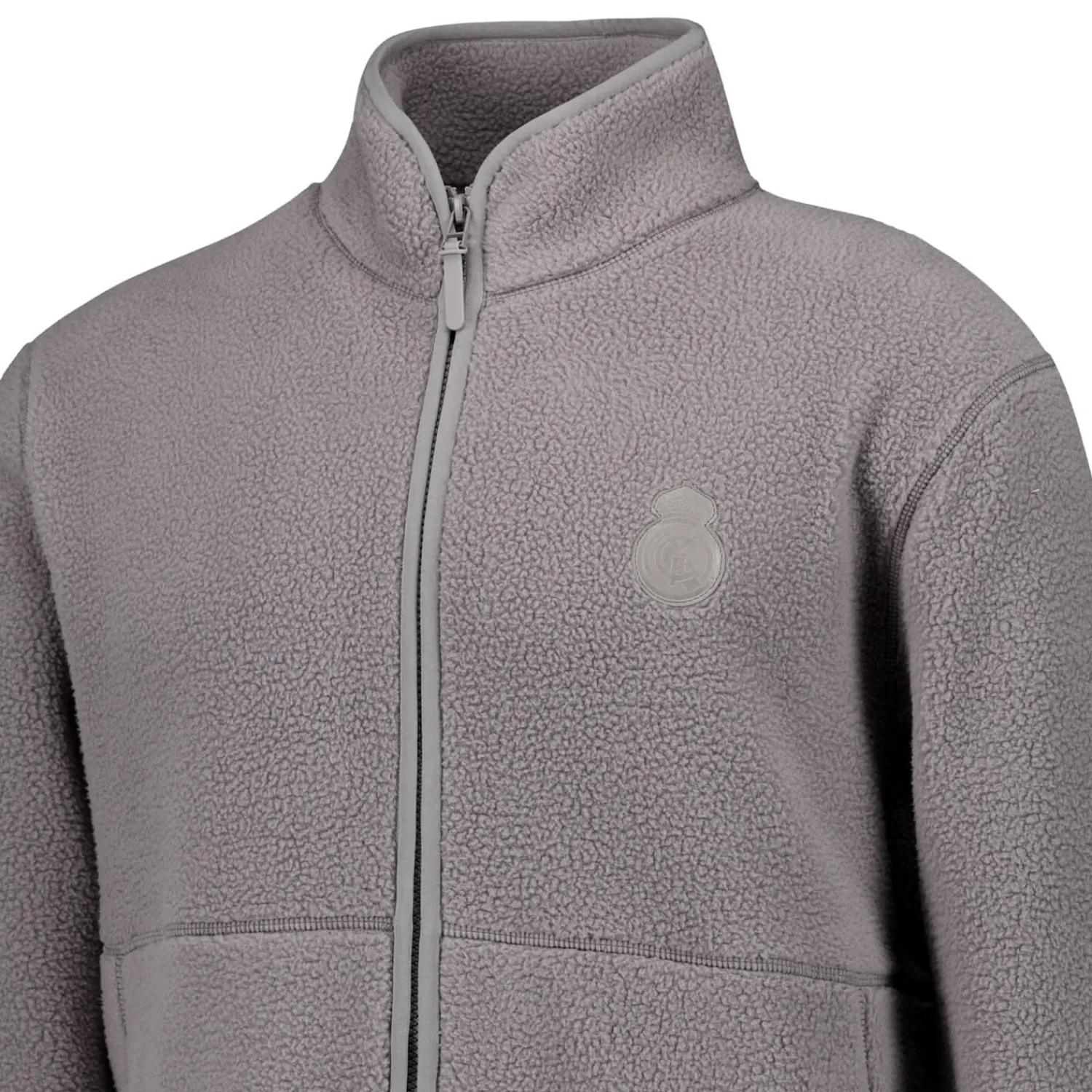 Herren MBA Solutions Jacken|Herren Outerwear Sherpajacke Real Madrid Grau