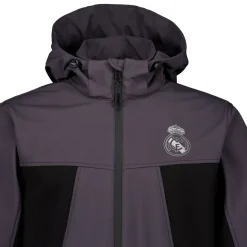 Herren MBA Solutions Jacken|Herren Outerwear Softshell Jacke Real Madrid Dunkelgrau