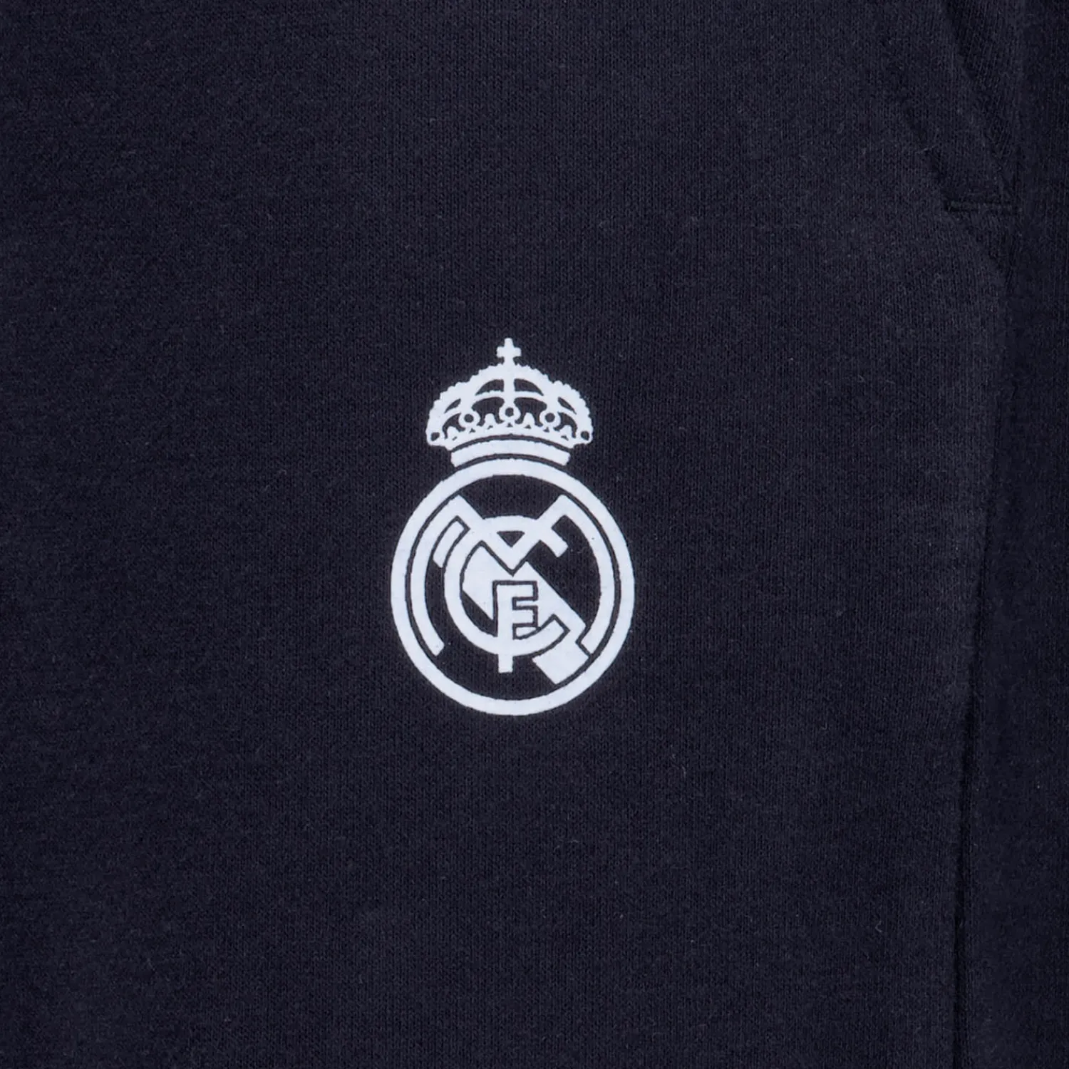 Herren OSDM T-Shirts|Pyjamas|Herren Real Madrid Weiße Träume Pyjama-Set T-Shirt & Fleece-Hose Navy