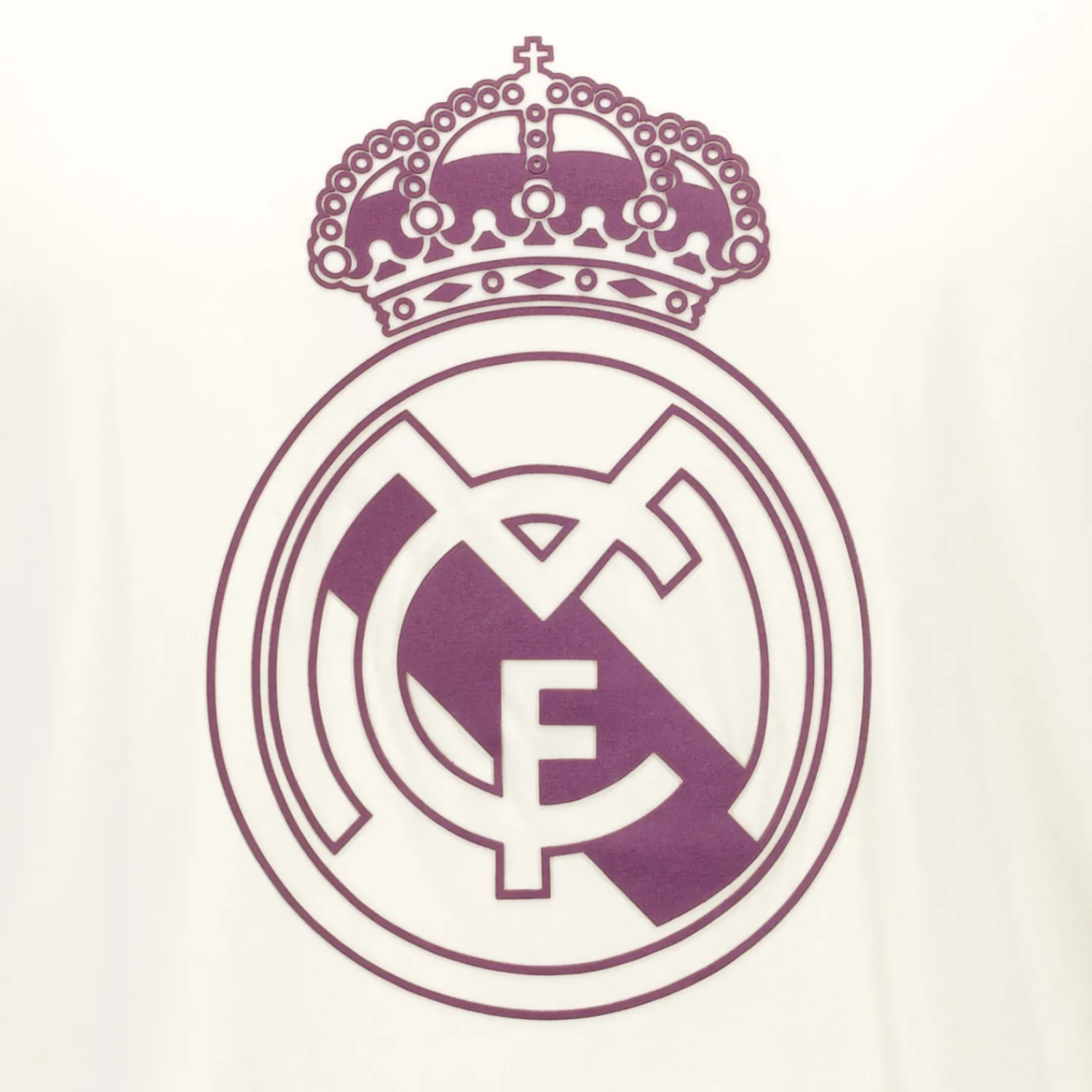 Herren Sport Design Sweden AB T-Shirts|Herren T-Shirt Color Crest Off White Real Madrid