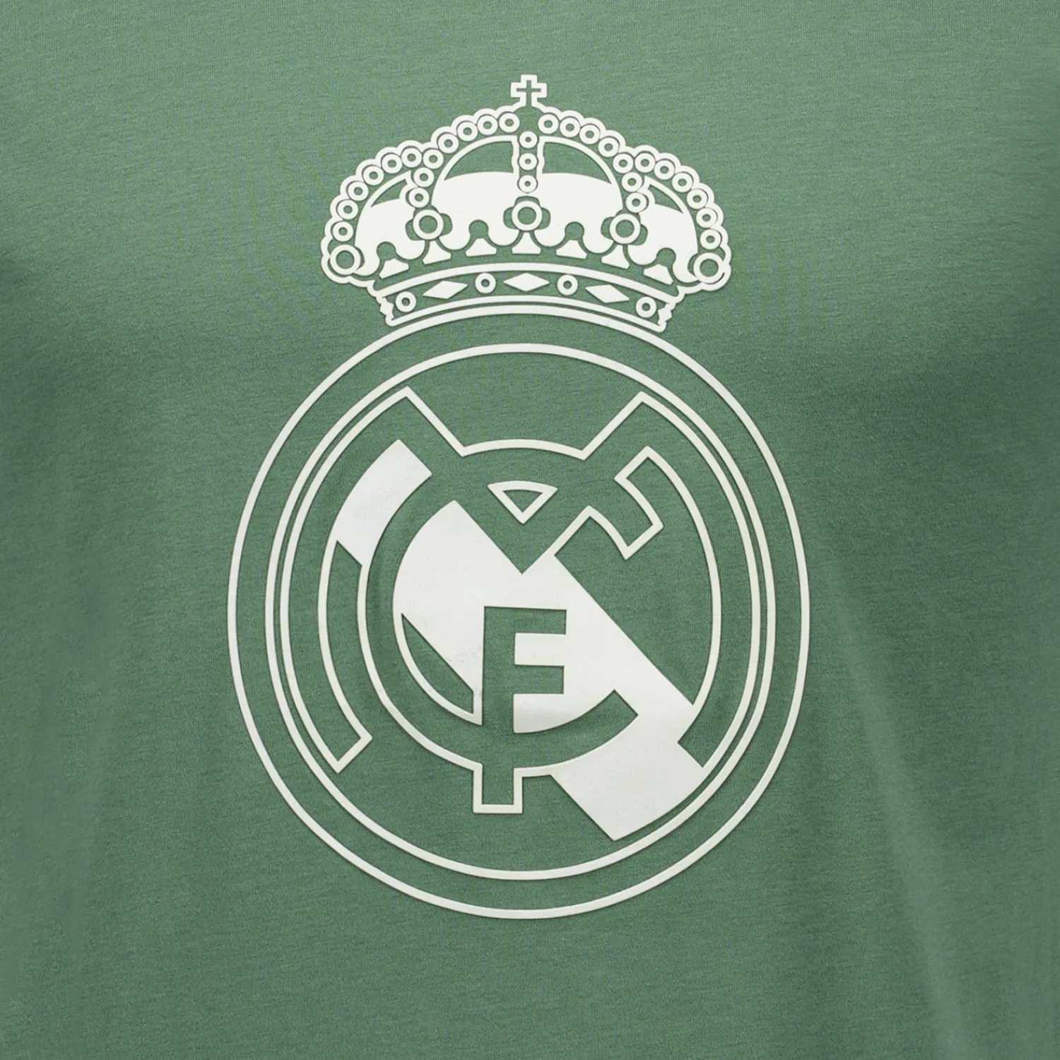 Herren Sport Design Sweden AB T-Shirts|Herren T-Shirt Color Crest Dunkelgrün Real Madrid