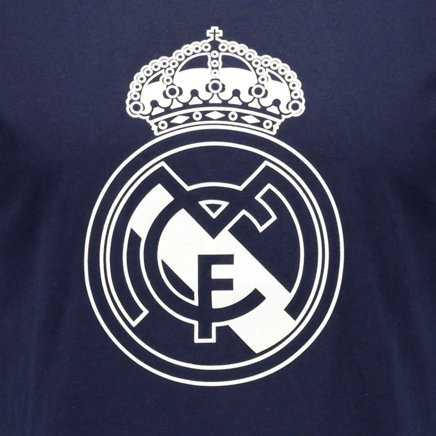 Herren Sport Design Sweden AB T-Shirts|Herren T-Shirt Color Crest Marineblau Real Madrid