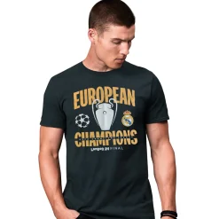 Herren The Great Branding Company T-Shirts|Herren UCL Champions 15 T-Shirt Schwarz