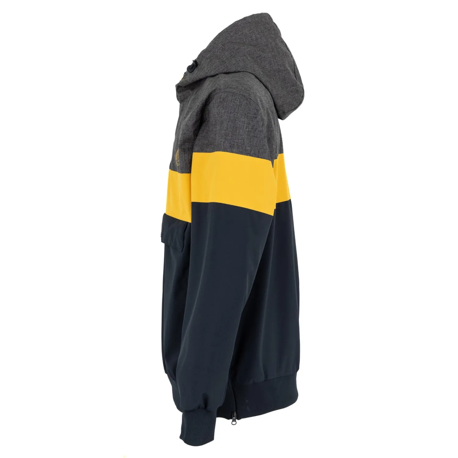Herren MBA Solutions Jacken|Herrenoberbekleidung Anorak Jacke Marineblau Details