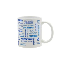 JLK Merchandising, S.L. Zum Trinken|Keramiktasse Text 300ml Weiß/Blau
