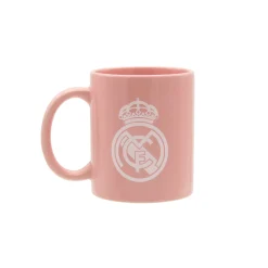 JLK Merchandising, S.L. Zum Trinken|Keramiktasse Wappen 300ml Rosa/Weiß