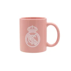 JLK Merchandising, S.L. Zum Trinken|Keramiktasse Wappen 300ml Rosa/Weiß