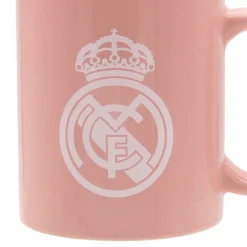 JLK Merchandising, S.L. Zum Trinken|Keramiktasse Wappen 300ml Rosa/Weiß