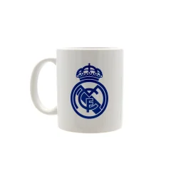 JLK Merchandising, S.L. Zum Trinken|Keramiktasse Wappen 300ml Weiß/Blau