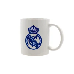 JLK Merchandising, S.L. Zum Trinken|Keramiktasse Wappen 300ml Weiß/Blau