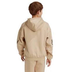 Kinder Adidas España, S.A.U Sweatshirts|Sweatshirts|Kinder adidas Badge Up Hoodie Creme/Schwarz