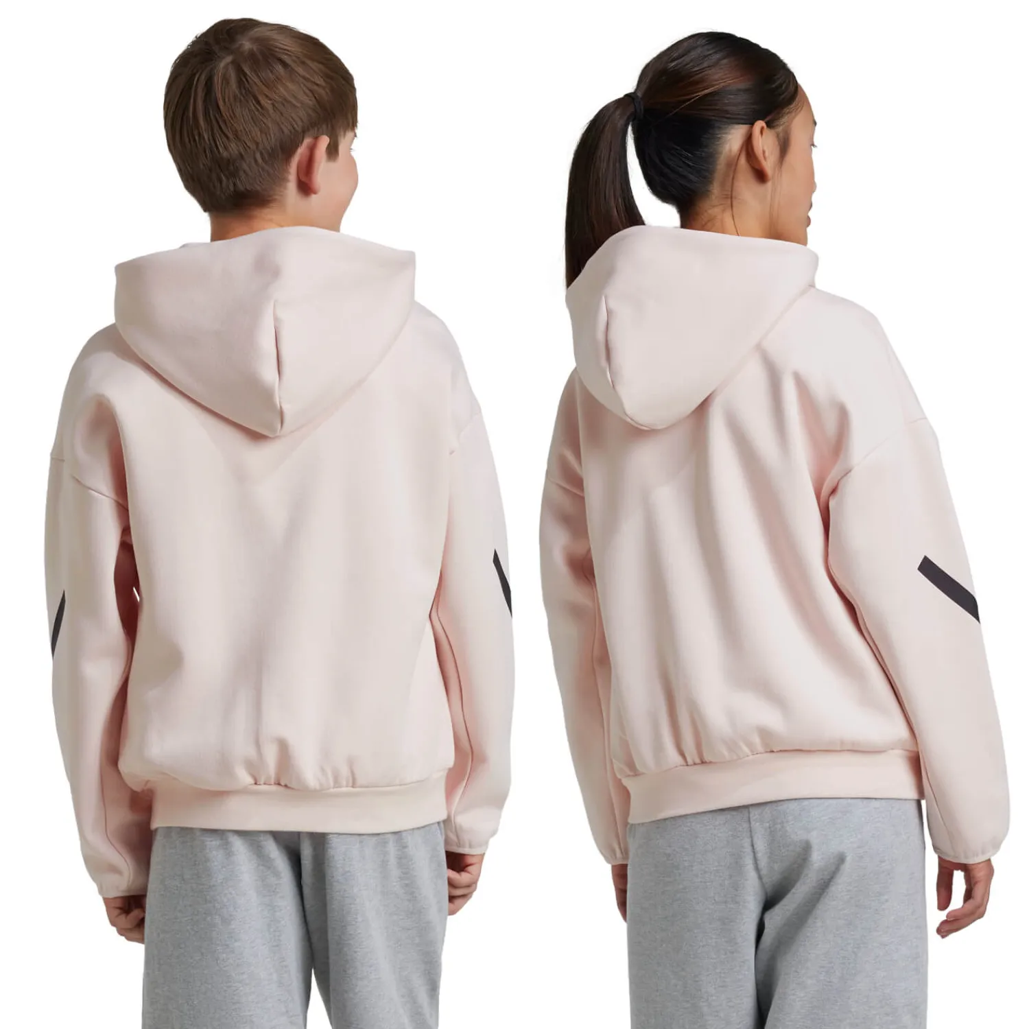Kinder Adidas España, S.A.U Sweatshirts|Sweatshirts|Kinder adidas Badge Up Hoodie Hellrosa/Schwarz